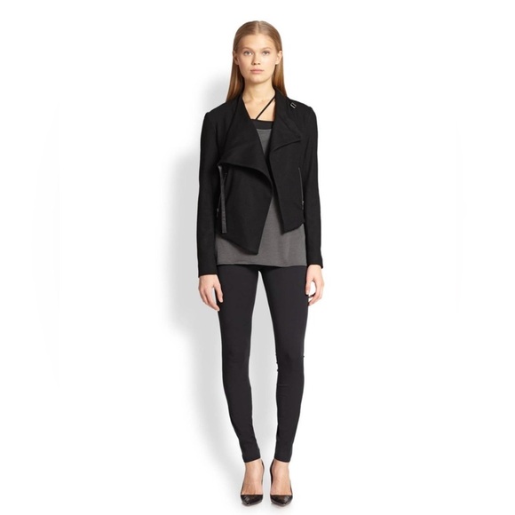 Helmut Lang Black Asymmetrical Blazer - Picture 2 of 13